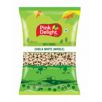 Pink Delight Premium Chola (Whole) - White