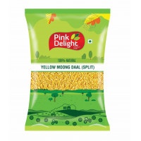 Pink Delight Dry Unpolished Moong Dhuli Daal | Moong Mogar | Yellow Moong Dal