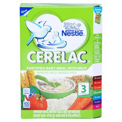 Nestle Cerelac - Wheat Rice Mixed Veg 